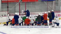 Islanders hockey team introduce new head coach in late-season change