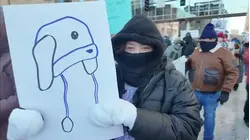 El regreso a Minneapolis de Liam Conejo estuvo entre los reclamos de miles de manifestantes