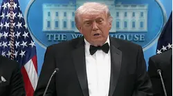 Trump speaks after shooting incident outside White House Correspondents' Dinner