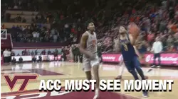 Virginia Tech's Justyn Mutts Takes The Fight From The Irish