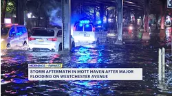 Flooding aftermath in Mott Haven still prevalent less than 24 hours later