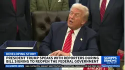 Trump says US should move on from Epstein files, lashes out at reporter for pressing questions