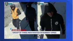 Three men wanted in connection to robbery spree in The Bronx, Brooklyn