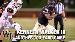 Wake Forest RB Kenneth Walker II Has Another 100-Yard Game