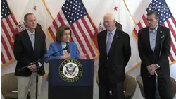 Pelosi criticizes Schumer for caving to Trump in shutdown fight