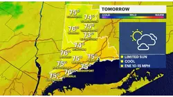 Sunshine returns this afternoon in Connecticut