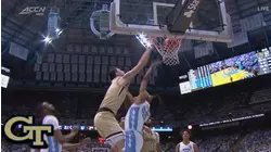 Georgia Tech's Evan Cole With A Thunderous Dunk