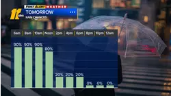 Overnight weather forecast