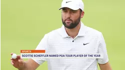 Scottie Scheffler named PGA Tour player of the year for fourth time