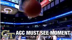 Georgia Tech's Lorela Cubaj Swats The Ball At A Camera | ACC Must See Moment