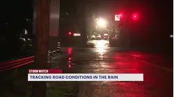 Tracking road conditions amid heavy rain in Yonkers