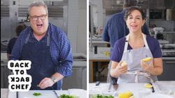 Eric Stonestreet Tries to Keep Up With a Professional Chef