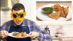Recreating Padma Lakshmi's Curried Samosas From Taste