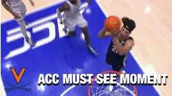 Virginia's Kihei Clark Connects With Kadin Shedrick From Midcourt | ACC Must See Moment