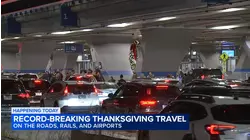 Thanksgiving travel rush continues Wednesday