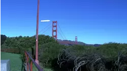 Massive blimp spotted soaring over SF's Golden Gate Bridge