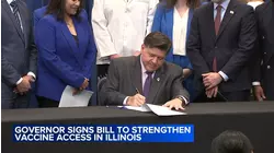 Pritzker signs bill strengthening vaccine access in Illinois