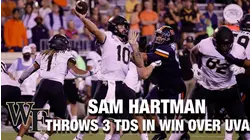 Wake Forest's Sam Hartman Throws For 3 TDs In Road Win At UVA