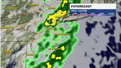 Overnight rain pulls in cooler temperatures