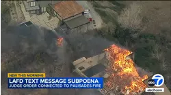 Federal grand jury subpoenas LAFD for text messages on Palisades Fire, report says