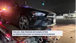 Police detain one person after Patchogue crash
