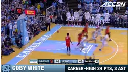 North Carolina's Coby White Has A Career Night Against Syracuse
