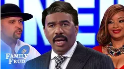 This is why you shouldn't use human hair for your toupee... | Family Feud