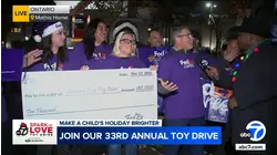 ABC7 Spark of Love Toy Drive underway in Ontario