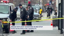 NYPD searches for suspects after man shot in broad daylight in Bed-Stuy