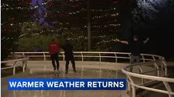 Warmer weather this weekend just days after first snow of season