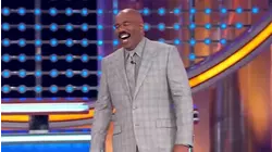 Watch Steve Harvey's hilarious dolphin impression! | Family Feud