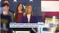 Democrat Mikie Sherrill elected governor of New Jersey, defeating Republican Jack Ciattarelli