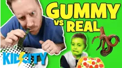 KidCity's Gross-Out Gummy Vs. Real!