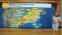 Memorial Day washout for eastern half of US