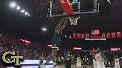 Georgia Tech's Moses Wright Skies For The Alley Oop