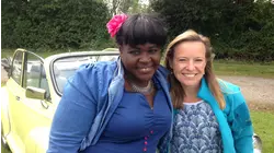 Dr. Maggie Aderin-Pocock and Miranda Krestovnikoff