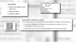 Scam texts cause people to show up at court for fake outstanding traffic violations