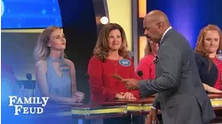 Guys want a woman who does THIS like a man! | Family Feud