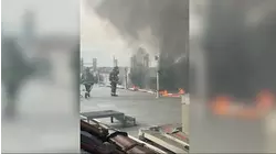 Fire erupts on roof of Flatlands apartment building