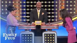Compliment me, not HER! | Family Feud