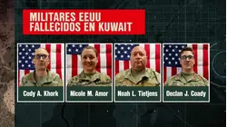 Cuatro soldados muertos en Kuwait tenían vasta experiencia, condecoraciones y eran reservistas