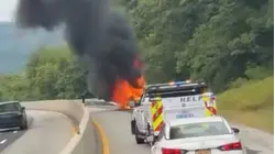 3 hurt in Woodbury rollover crash following Route 6 car fire