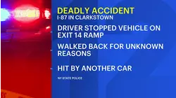 Albany man identified as victim in fatal I-87 crash in Clarkstown