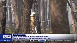 Chornobyl Exclusion Zone wildfire spreads as land mines hamper crews
