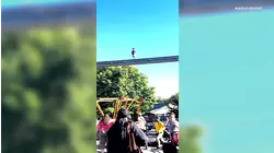 Frightening video shows child on monorail track at Hersheypark