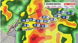 STORM WATCH: Strong winds, heavy rain and coastal flooding possible today for LI