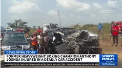 Anthony Joshua injured in car cash in Nigeria