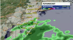 Sunny and bright today in New Jersey; tracking chance of rain for Monday