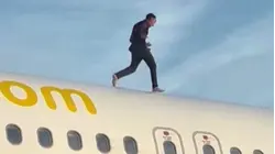 Man Climbs Atop Plane at Spanish Airport, Runs Length of the Jet