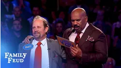 40 points on his final answer! Is it enough? | Family Feud